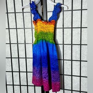Rima Girls Rainbow Dress Size 2-5